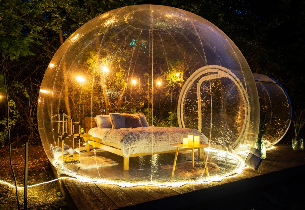 backyard bubble tent